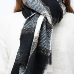 Echarpe à carreaux 70x200cm Mixte MANOUKIAN