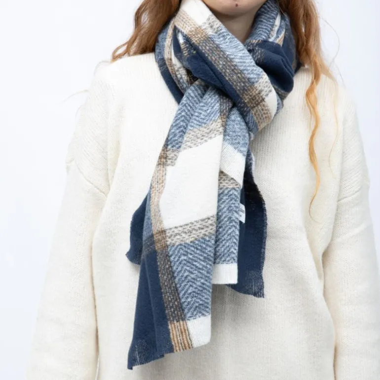 Echarpe à carreaux 70x200cm Mixte MANOUKIAN