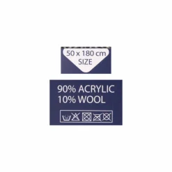 Echarpe acrylic 50x180 Homme NEW MAN