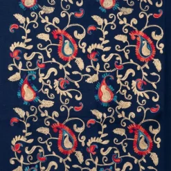 Echarpe brodée avec motif cachemire 70x185cm Femme GERARD PASQUIER