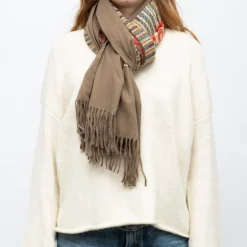 Echarpe broderie colorée70x185cm Femme GERARD PASQUIER