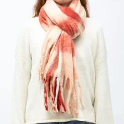 Echarpe douce à carreaux 50x170 cm Mixte MANOUKIAN