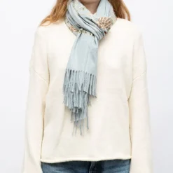 Echarpe douce avec broderie 70x185cm Femme GERARD PASQUIER