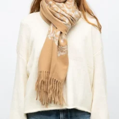 Echarpe douce couleur unie imprimé 70x185cm Femme GERARD PASQUIER