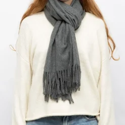 Echarpe douce couleur unie 65x180cm Femme MANOUKIAN