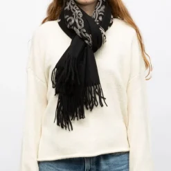 Echarpe douce couleur unie imprimé 70x185cm Femme GERARD PASQUIER