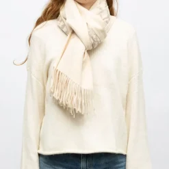 Echarpe douce couleur unie imprimé 70x185cm Femme GERARD PASQUIER