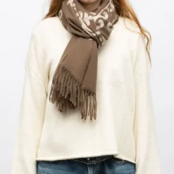 Echarpe douce couleur unie imprimé 70x185cm Femme GERARD PASQUIER