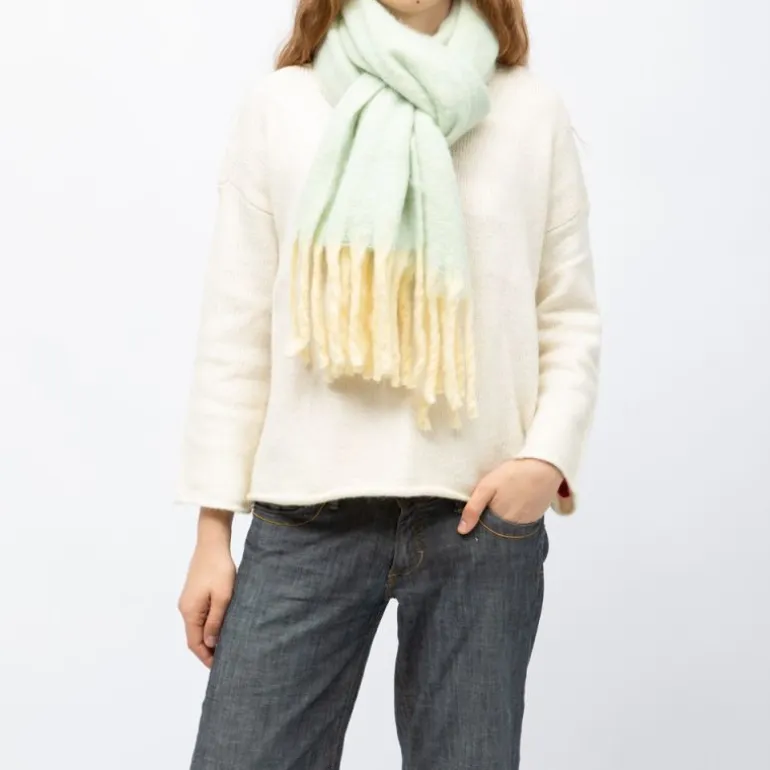 Echarpe douce épaisse tissu chiné 50x180cm bi color Mixte MANOUKIAN