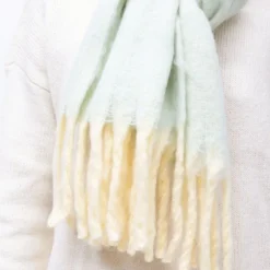 Echarpe douce épaisse tissu chiné 50x180cm bi color Mixte MANOUKIAN