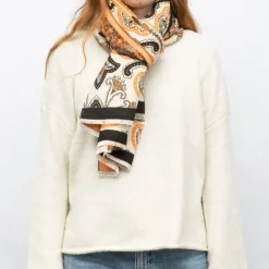 Echarpe imprimé cachemire 90x180cm Femme GERARD PASQUIER