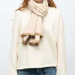 Echarpe imprimee manoukian jaquard 90x180cm Femme MANOUKIAN