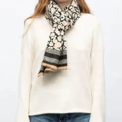 Echarpe imprimee manoukian jaquard 90x180cm Femme MANOUKIAN