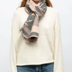 Echarpe imprimee manoukian jaquard 90x180cm Femme MANOUKIAN