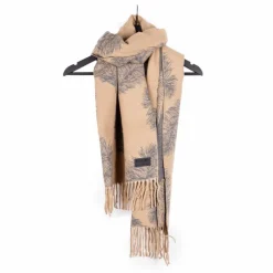 Echarpe motif plume 70x180 cm evorine Femme RODIER