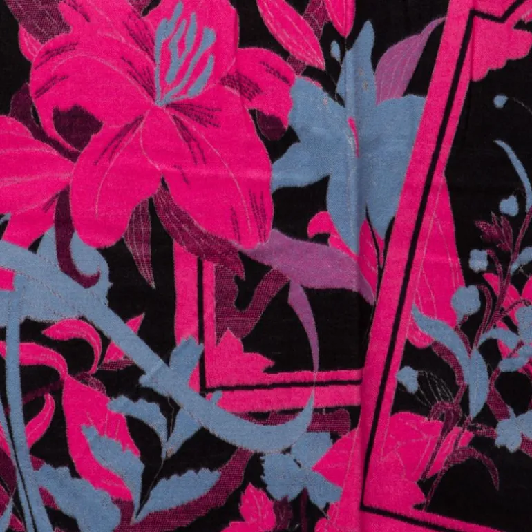 Echarpe motif tableau de fleurs 90x180cm Femme GERARD PASQUIER