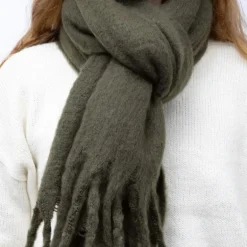 Echarpe épaisse chaude 50x210cm couleur unie Mixte MANOUKIAN