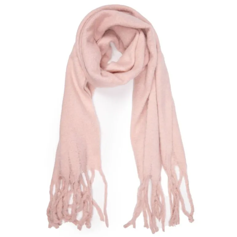 Echarpe unie à franges laine 50x200 cm Femme GERARD PASQUIER