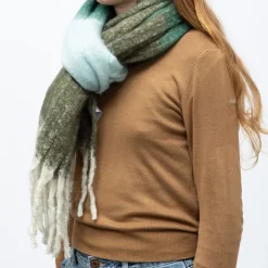 Echarpe vert 50 x 190cm man wh 252638 Femme MANOUKIAN