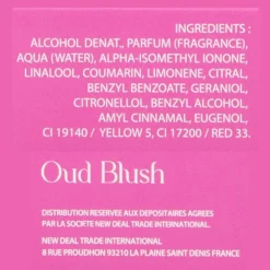 Edp oud blush vapo 30ml Femme COUP DE COEUR