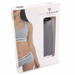 Ensemble brassière et culotte gainante en coton Femme BILL TORNADE