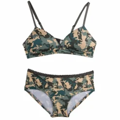 Ensemble lingerie culotte/soutien-gorge camouflage Enfant LES PETITES BOMBES
