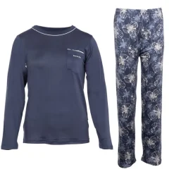 Ensemble pyjama avec liseré coloré bas fleuri Loma femme Femme RODIER