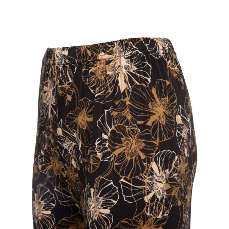 Ensemble pyjama avec liseré coloré bas fleuri Loma femme Femme RODIER