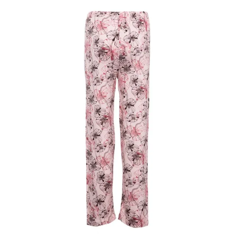 Ensemble pyjama avec liseré coloré bas fleuri Loma femme Femme RODIER