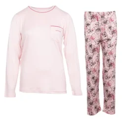 Ensemble pyjama avec liseré coloré bas fleuri Loma femme Femme RODIER
