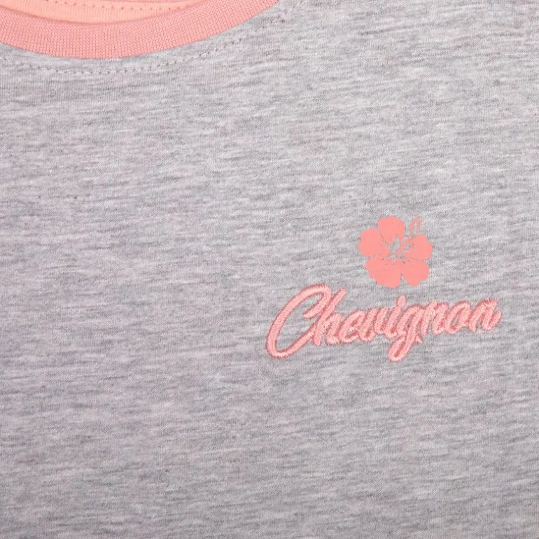 Ensemble tee shirt et short à fleurs Enfant CHEVIGNON