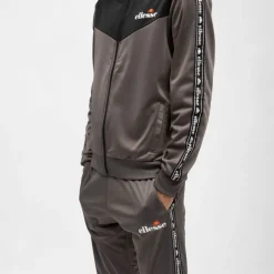 Ensemble veste de sport gris foncé avec bandes noires Homme ELLESSE