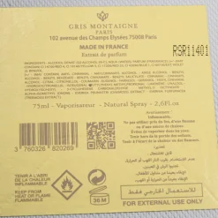 Extrait de parfum rose musqué Blanc Imperial 75 ml mixte GRIS MONTAIGNE