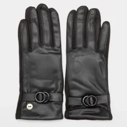 Gants bi matière avec fausse fourrure Femme GERARD PASQUIER
