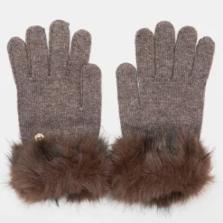 Gants maille avec fausse fourrure Femme GERARD PASQUIER
