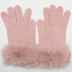 Gants maille avec fausse fourrure Femme GERARD PASQUIER
