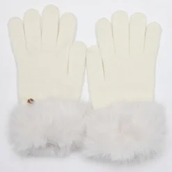 Gants maille avec fausse fourrure Femme GERARD PASQUIER