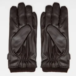 Gants similicuir avec clip Homme MANOUKIAN