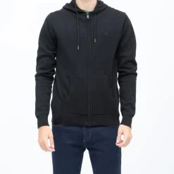 Gilet capuche milano zippé coton Homme BILL TORNADE