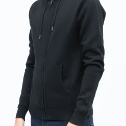 Gilet capuche milano zippé coton Homme BILL TORNADE