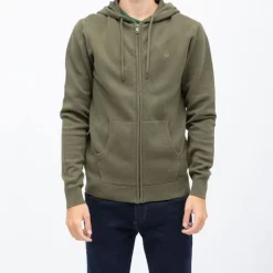 Gilet capuche milano zippé coton Homme BILL TORNADE