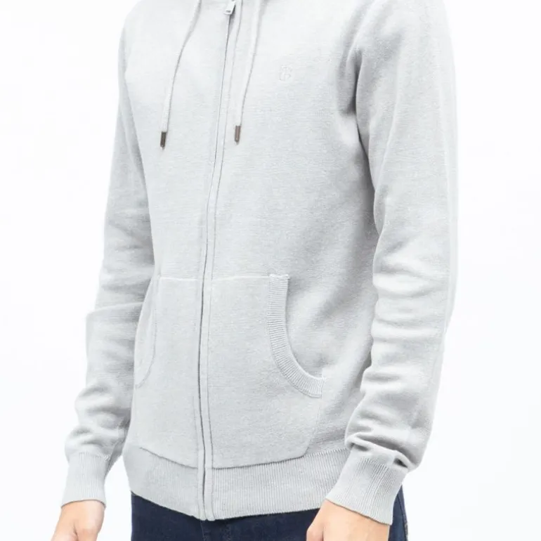 Gilet capuche milano zippé coton Homme BILL TORNADE