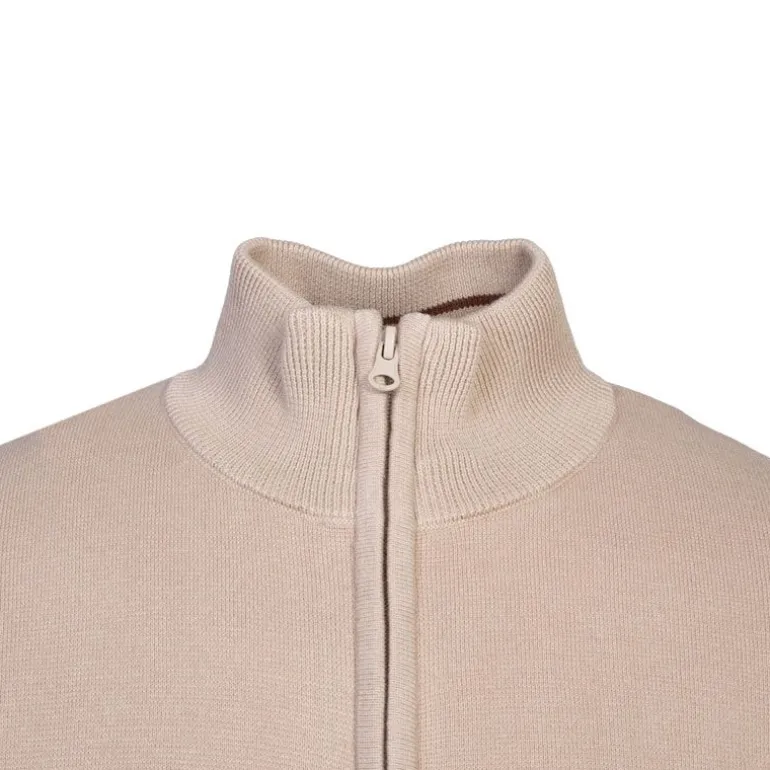 Gilet coton col cheminé avec zip Homme BILL TORNADE