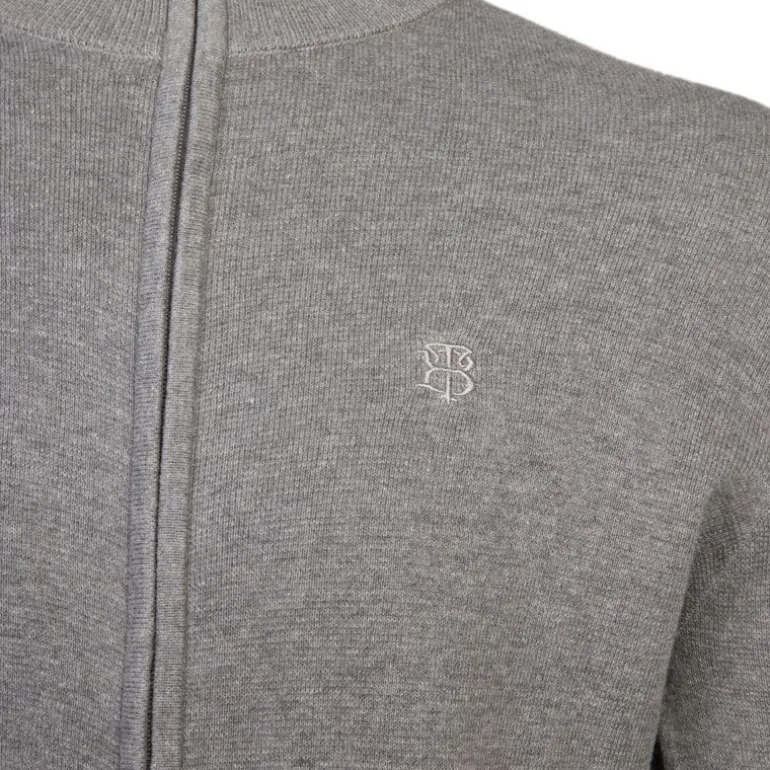 Gilet coton col cheminé avec zip Homme BILL TORNADE