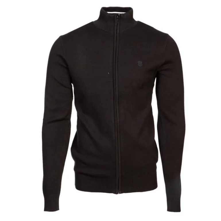 Gilet coton col cheminé avec zip Homme BILL TORNADE