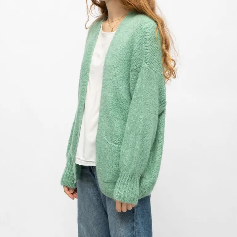 Gilet maille en laine Femme PLEASE