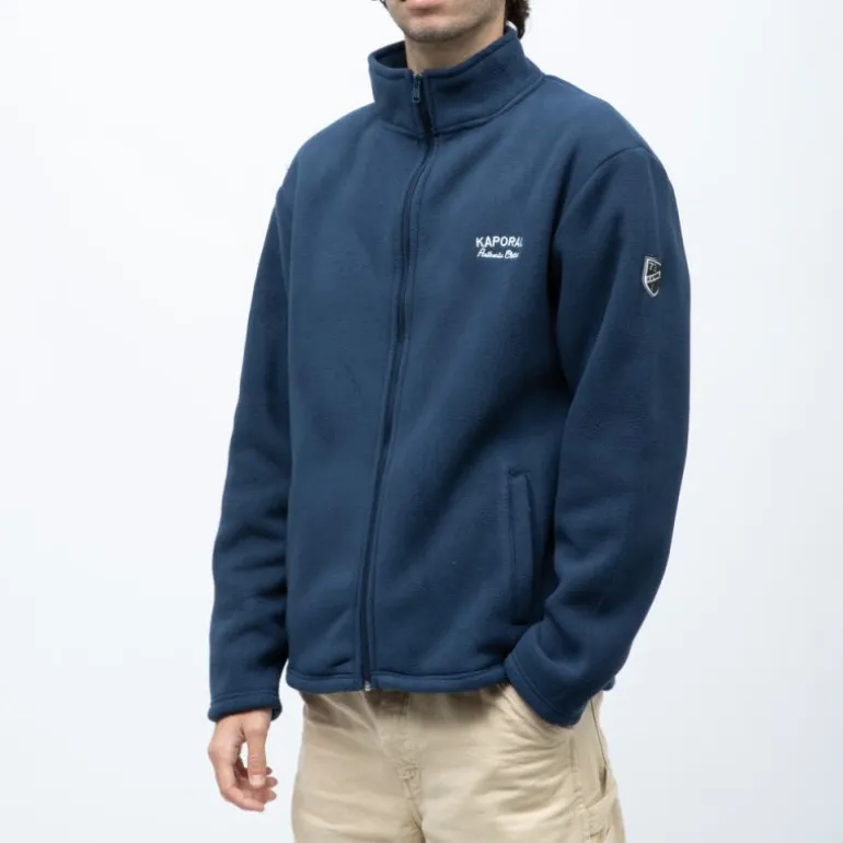 Gilet polaire franco col montant avec zip Homme KAPORAL