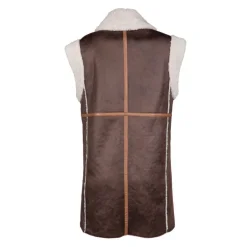 Gilet sans manche zippé effet mouton similicuir Femme OAKWOOD
