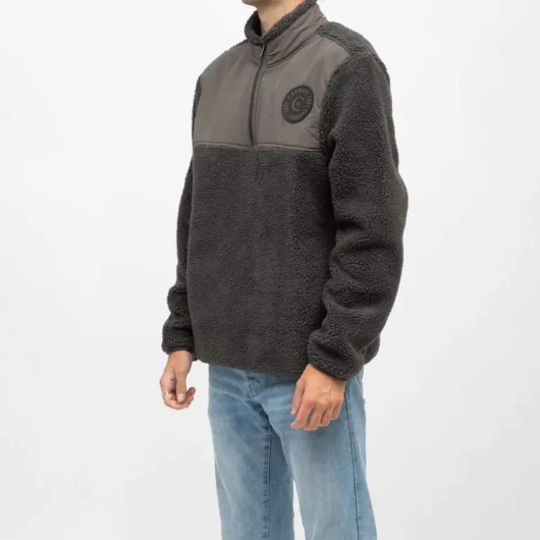 Gilet sherpa frontignan semi zippé Homme CERRUTI