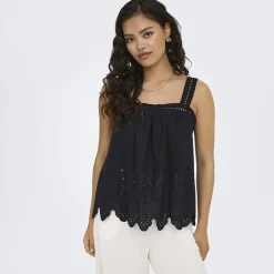 Haut avec broderie anglaise Nomelle black Femme JDY